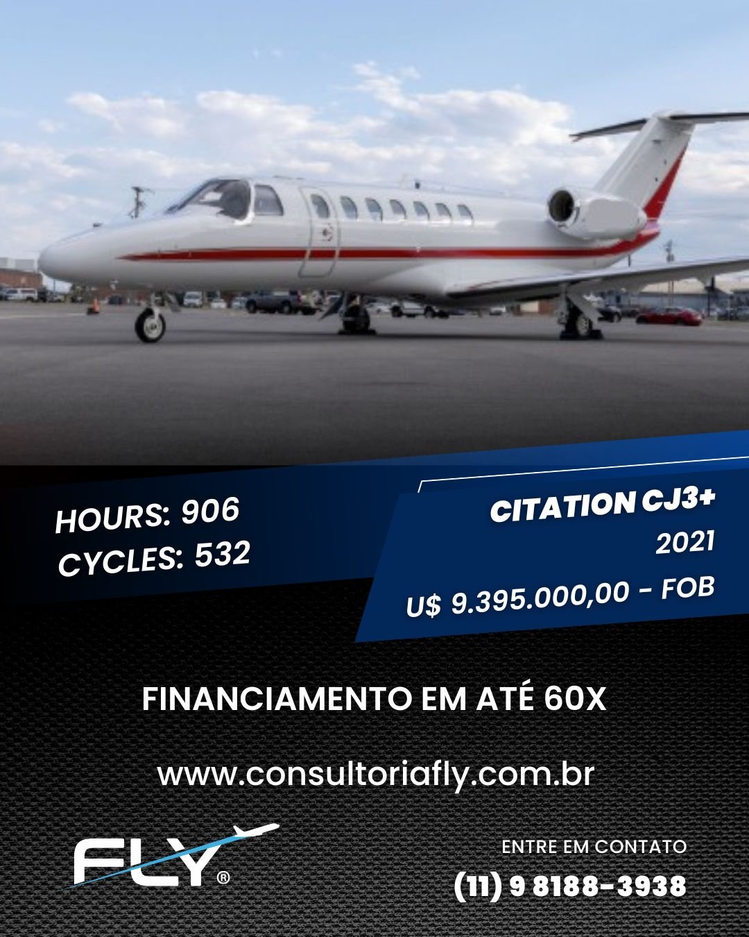Cessna Citation CJ3+ FOB – 2021