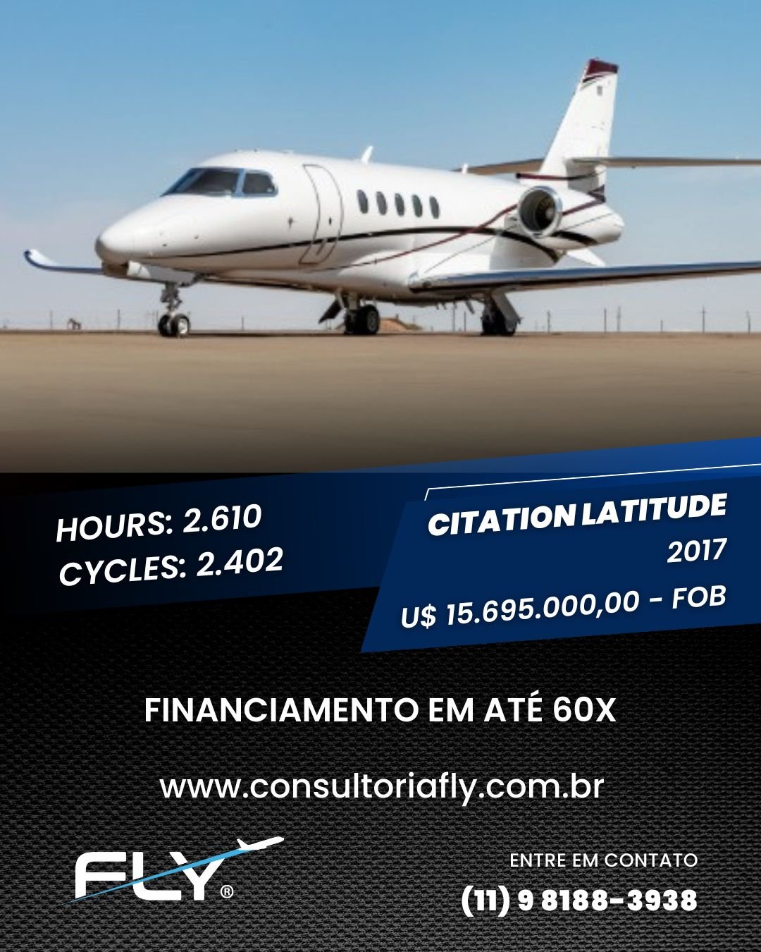 Cessna Citation Latitude FOB – 2017